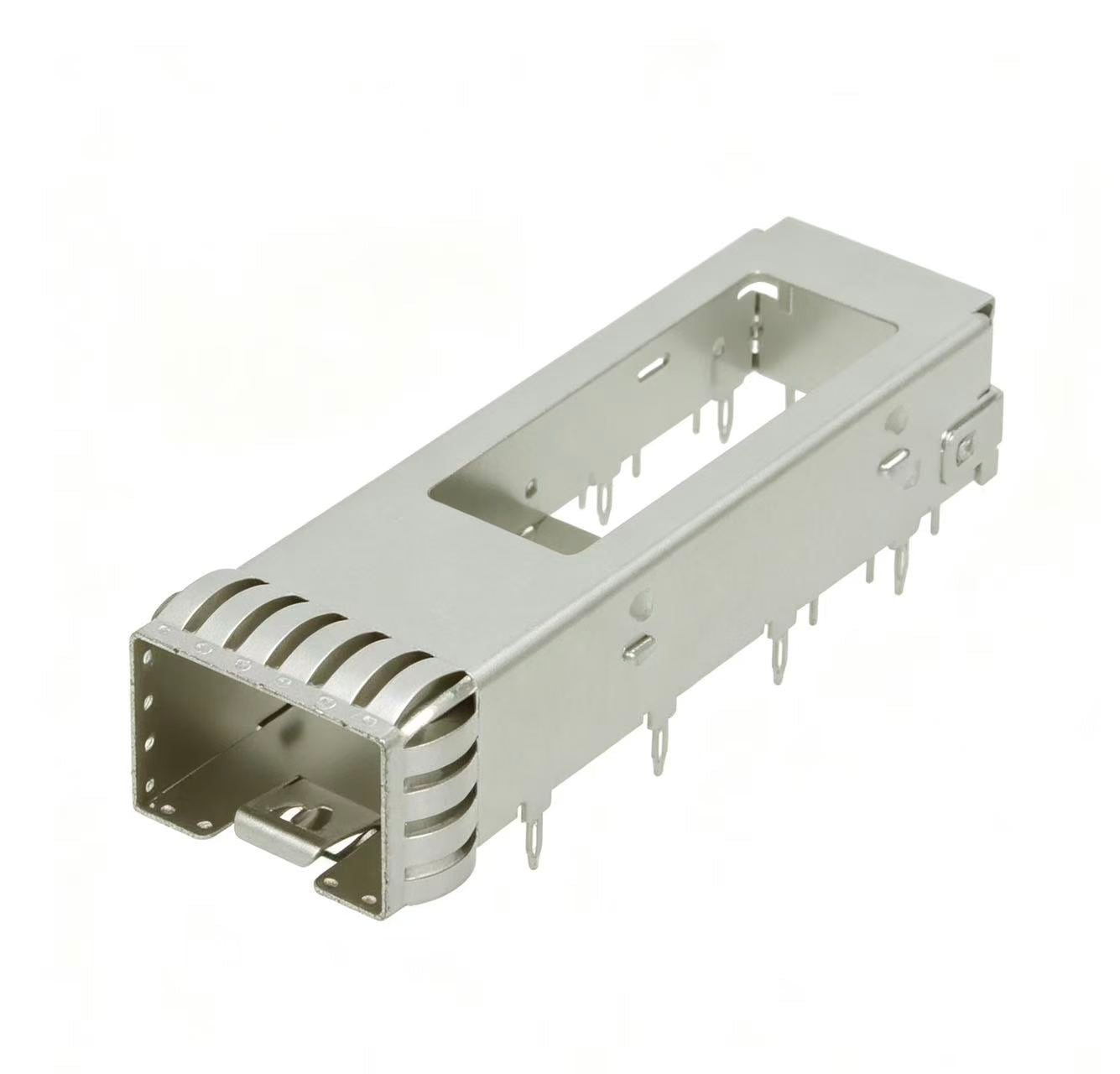 2170680-2 Position SFP+ Cage Connector 16 Gb/s Press-Fit Through Hole