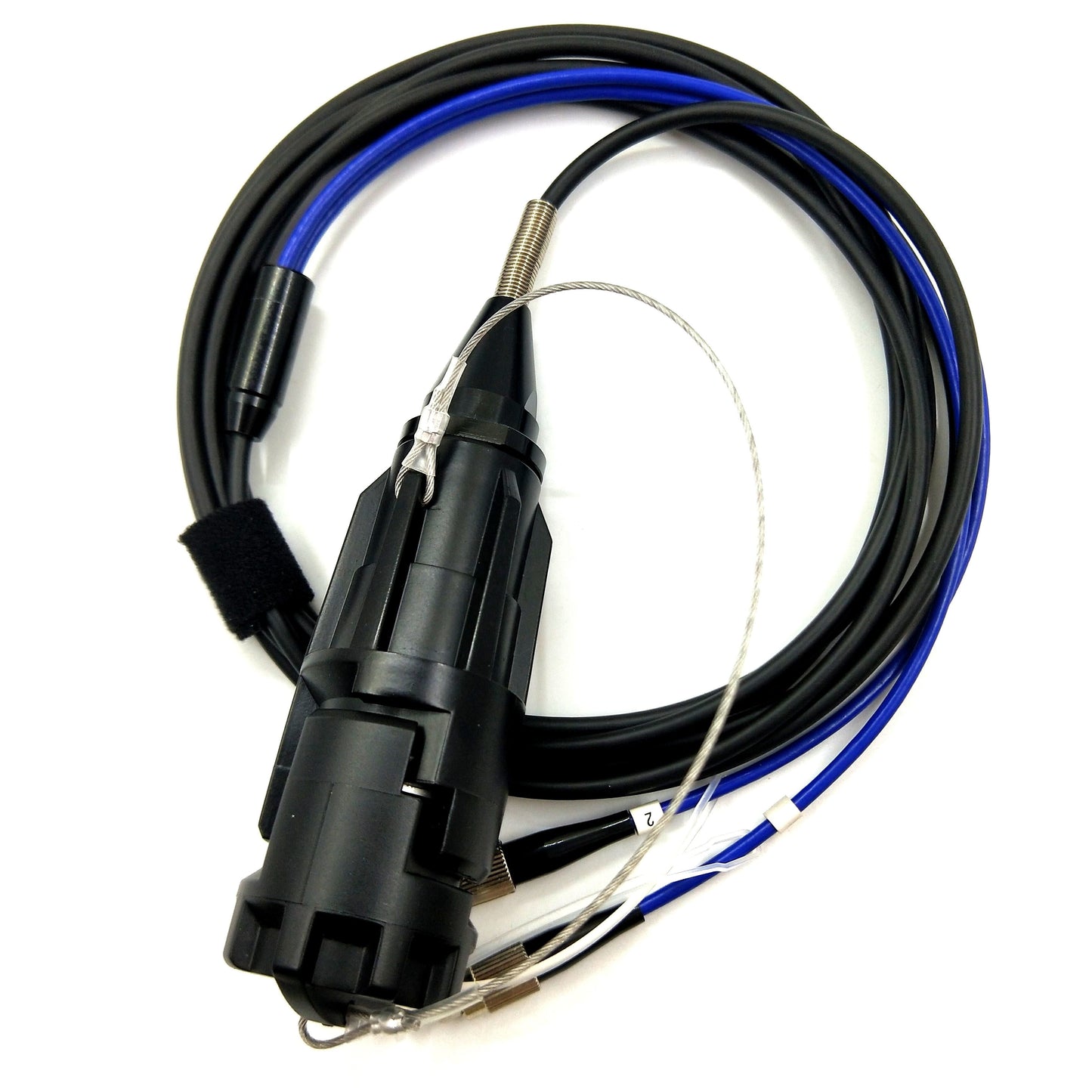 Outdoor Optical Fiber Connector Field Armored Cable YZB 2 Cores Plug Fiber Assemblies