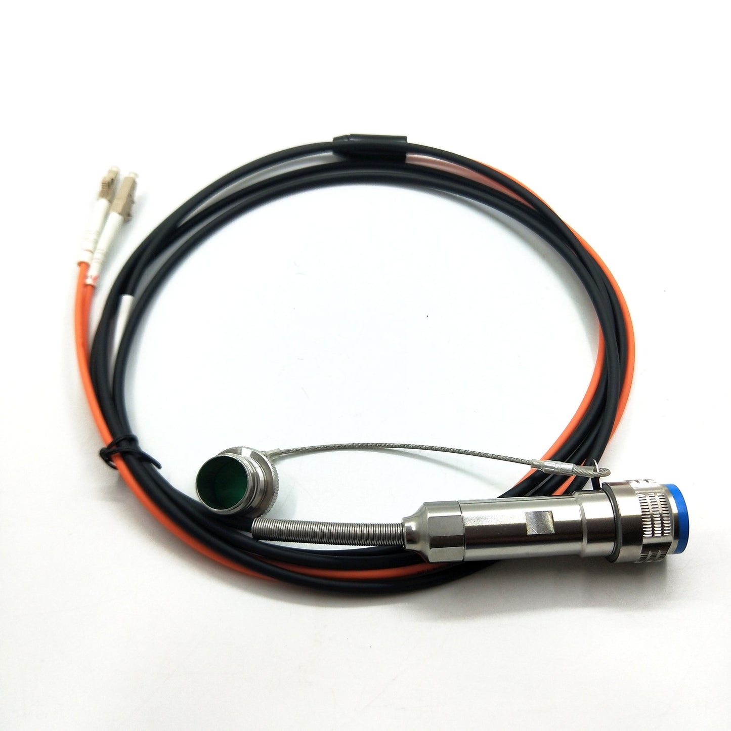D38999 Series Standard Circular Connectors 2Cores Plug Fiber Optic Cable Assembly