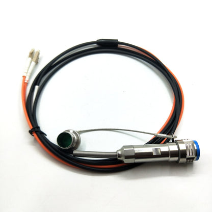 D38999 Series Standard Circular Connectors 2Cores Plug Fiber Optic Cable Assembly