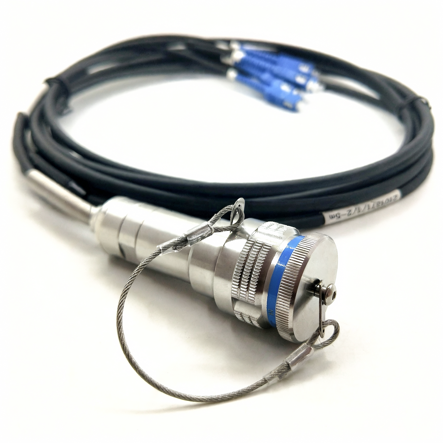 ARINC 801 D38999 Series Fiber Optic 15 6Cores Receptacle Connectors Cable Assembly