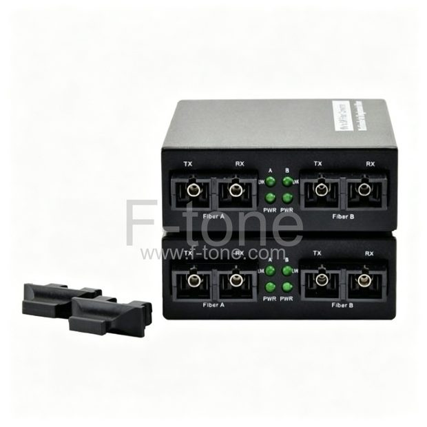 2 Ports SFP to SFP WDM Transponder OEO Converter for Anyrate from 100Mb~2.5G w/2R Support