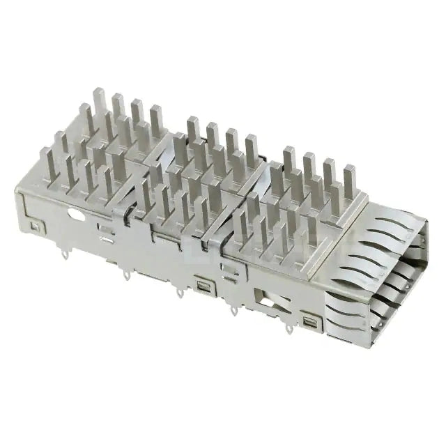 2170450-1 TE QSFP Cage With Heat Sink Press-Fit Through Hole Right Angle