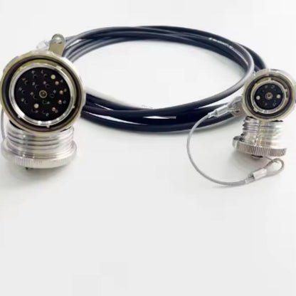 D38999 Series Expanded Beam Fiber Connectors D38999E8 12cores Expanded Beam Fiber Connectors Assemblies