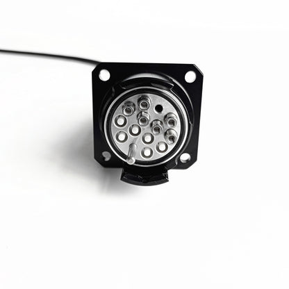 YZC12P YZC12S Plug and Socket Outdoor Field Waterproof IP67 Fiber Connector Assemblies for Harsh Environment Using