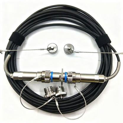 D38999 YMF 2Cores Single Mode Fiber Connector Plug and Socket Fiber Optic Cable Assembly YMF02P/YMF02S