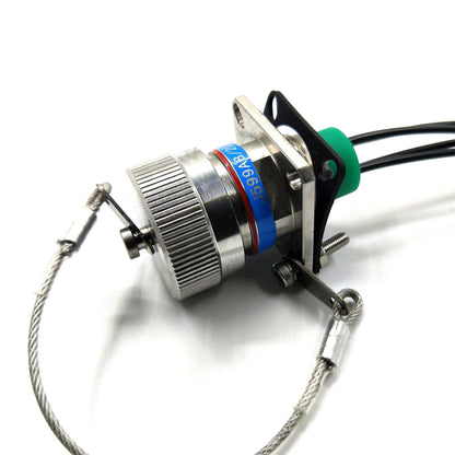 Outdoor D38999 Arnica 801 4 Cores Socket with 4 LC Fiber Optic Connector