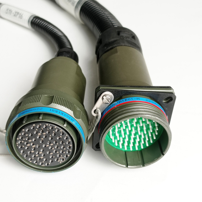 D38999 J599 ARINC801 Series Waterproof Connectors Fiber Optic Cable Assembly