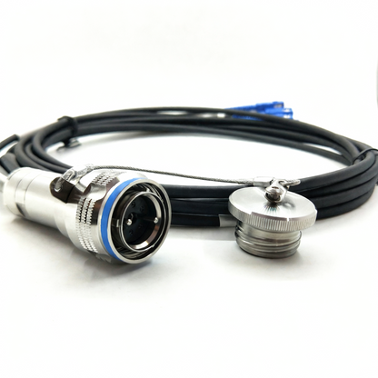 ARINC 801 D38999 Series Fiber Optic 15 6Cores Receptacle Connectors Cable Assembly
