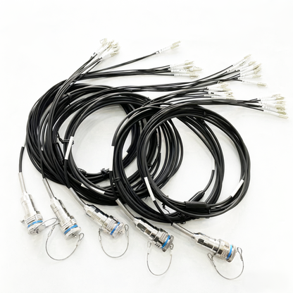 D38999 8Cores Plug and Socket J599/26KC08B1N 8LC Fiber Optic Cable Assembly