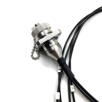 Outdoor Waterproof Optical Fiber Cable Connector ODC 4 Cores Socket Fiber Cable Assemblies