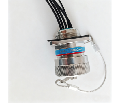 D38999 5Cores single mode fiber cable Plug and Socket J599/26KC05B1N -5ST fiber optic cable Assembly