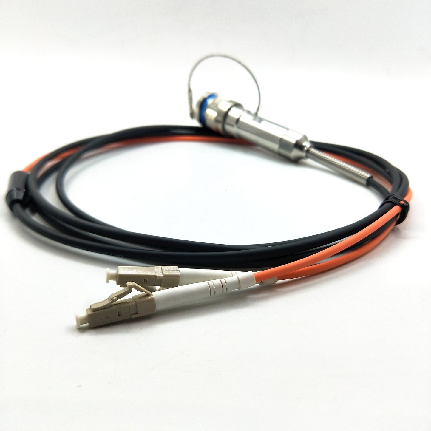 D38999 Series Standard Circular Connectors 2Cores Plug Fiber Optic Cable Assembly