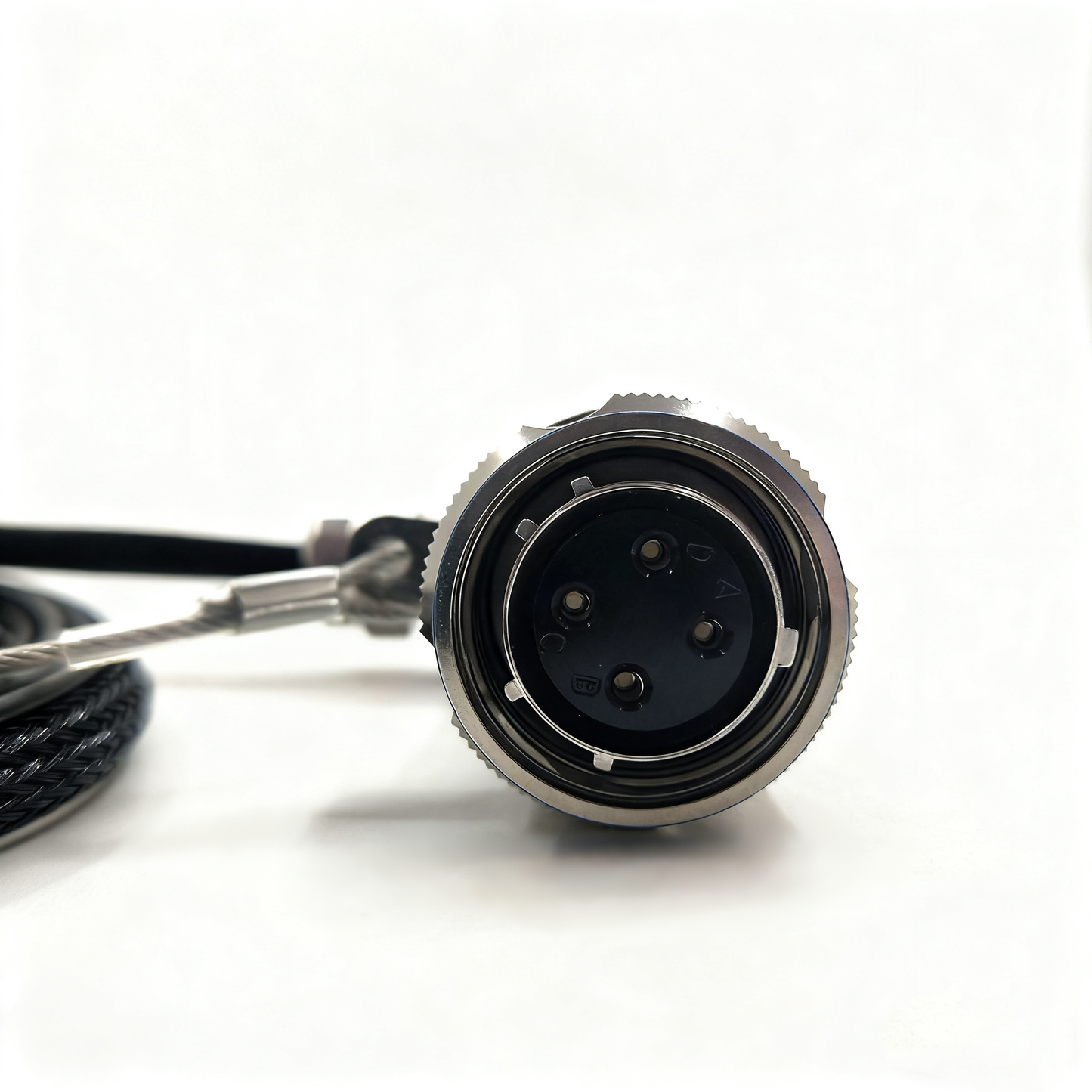 D38999 4Cores Plastic of fiber connectors Plug and Socket J599POF/04P -4*HFBR4501 fiber optic cable Assembly