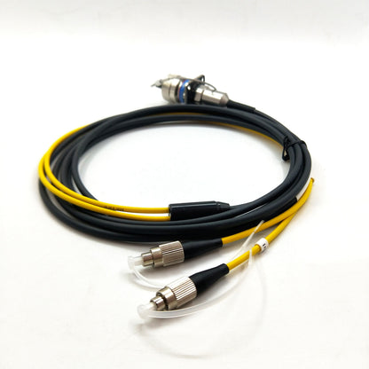 D38999 Series standard circular connectors 2Cores socket fiber optic cable Assembly