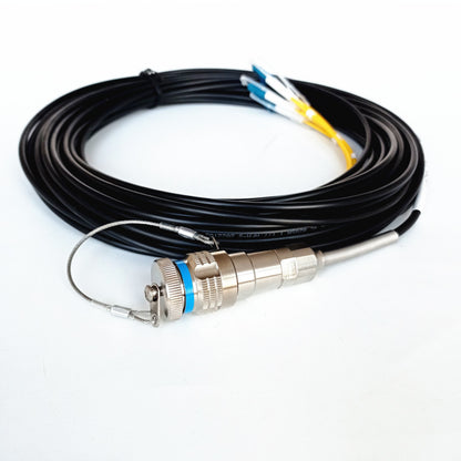 J599 / Series standard circular connectors Plug fiber optic cable Assembly