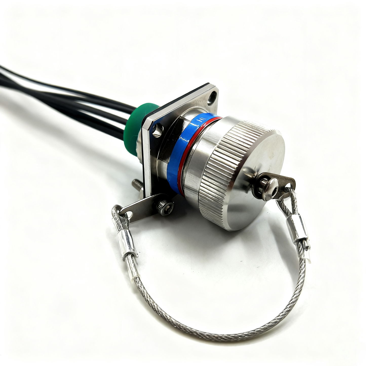 ARINC 801 D38999 Series Fiber Optic 15# 6Cores Receptacle Connectors optical cable Assembly