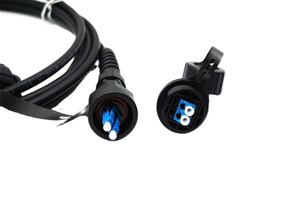 Full AXS FTTA IP67 Connector IP67 Outdoor Fullaxs-LC-10M-SM ODVA LC SC MPO OPTIC FIBER CABLE