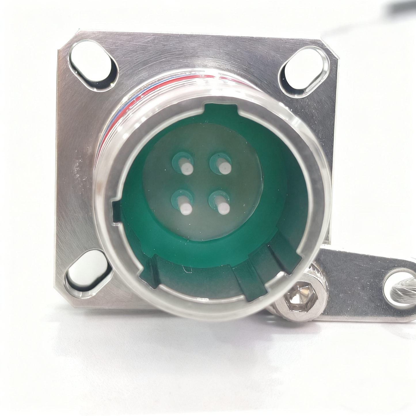 D38999 Series Standard Circular Connector 4Cores Plug and Socket J599/26KC04B1N Fiber Optic Cable Assembly