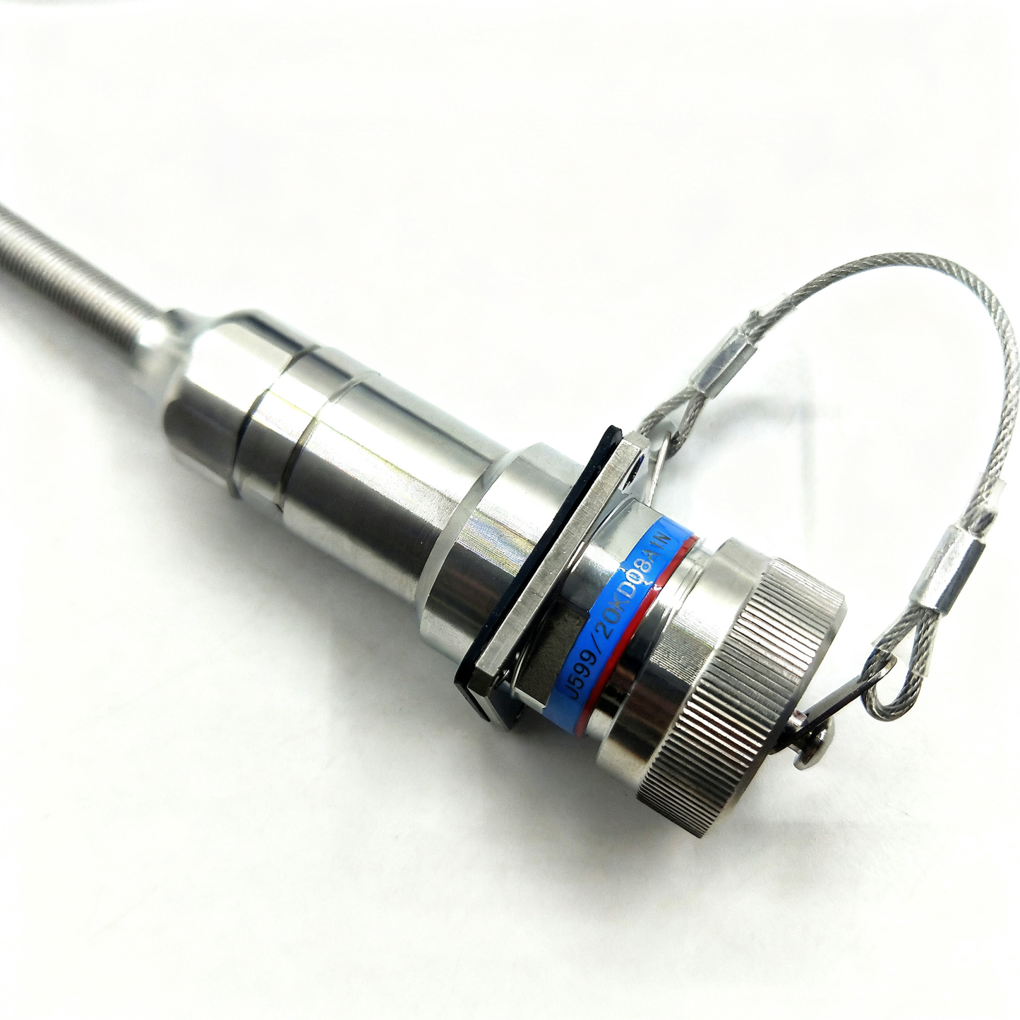 D38999 Series Standard Circular Connectors 15# 8Cores Socket Fiber Optic Cable Assembly
