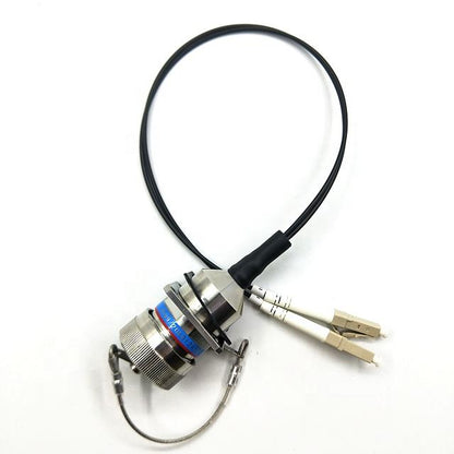 D38999 Series Standard Circular Connectors 12Cores Socket Fiber Optic Cable Assembly