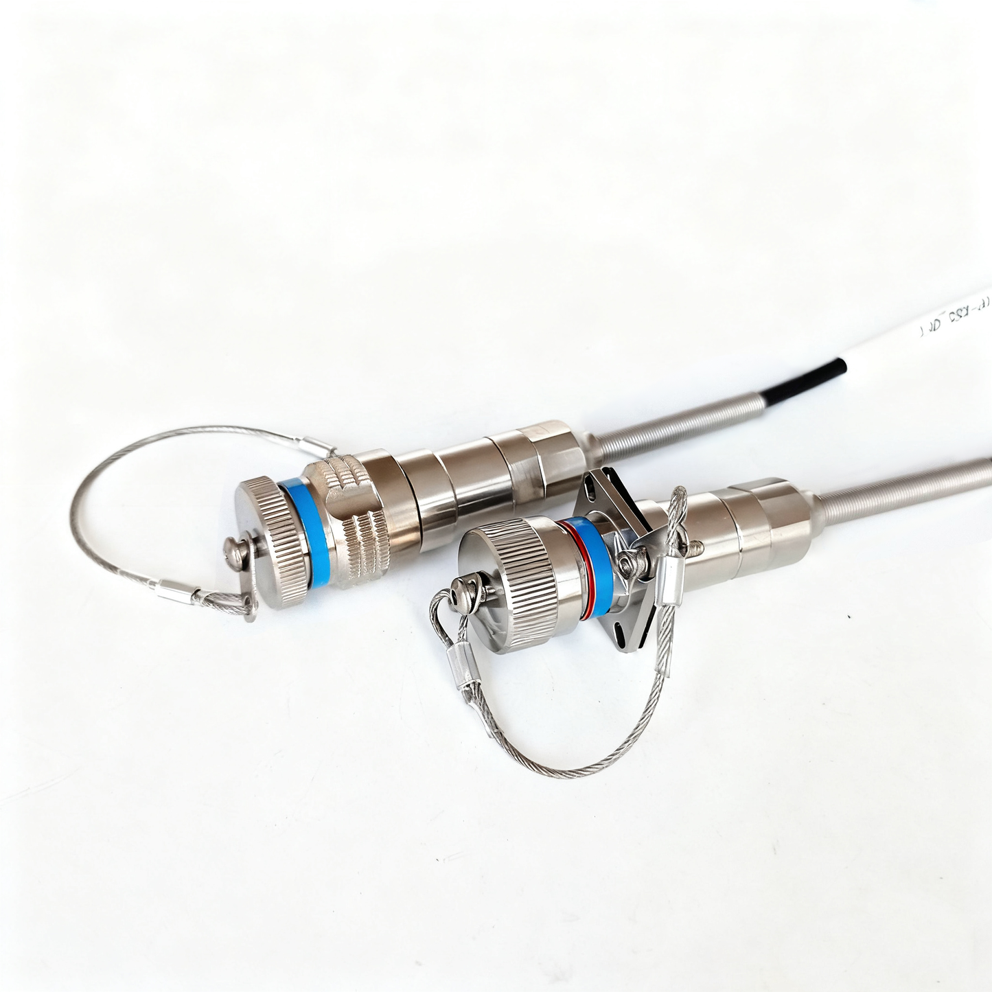 D38999 Series Standard Circular Connectors 4Cores Socket Fiber Optic Cable Assembly