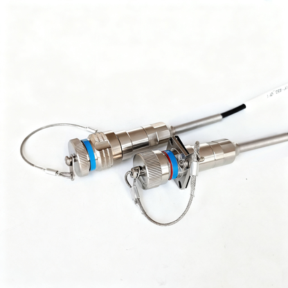 D38999 Series Standard Circular Connectors 4Cores Socket Fiber Optic Cable Assembly