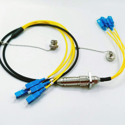 Outdoor Waterproof ODC Fiber Connector ODC 4CORES Plug and Socket Cable Assemblies