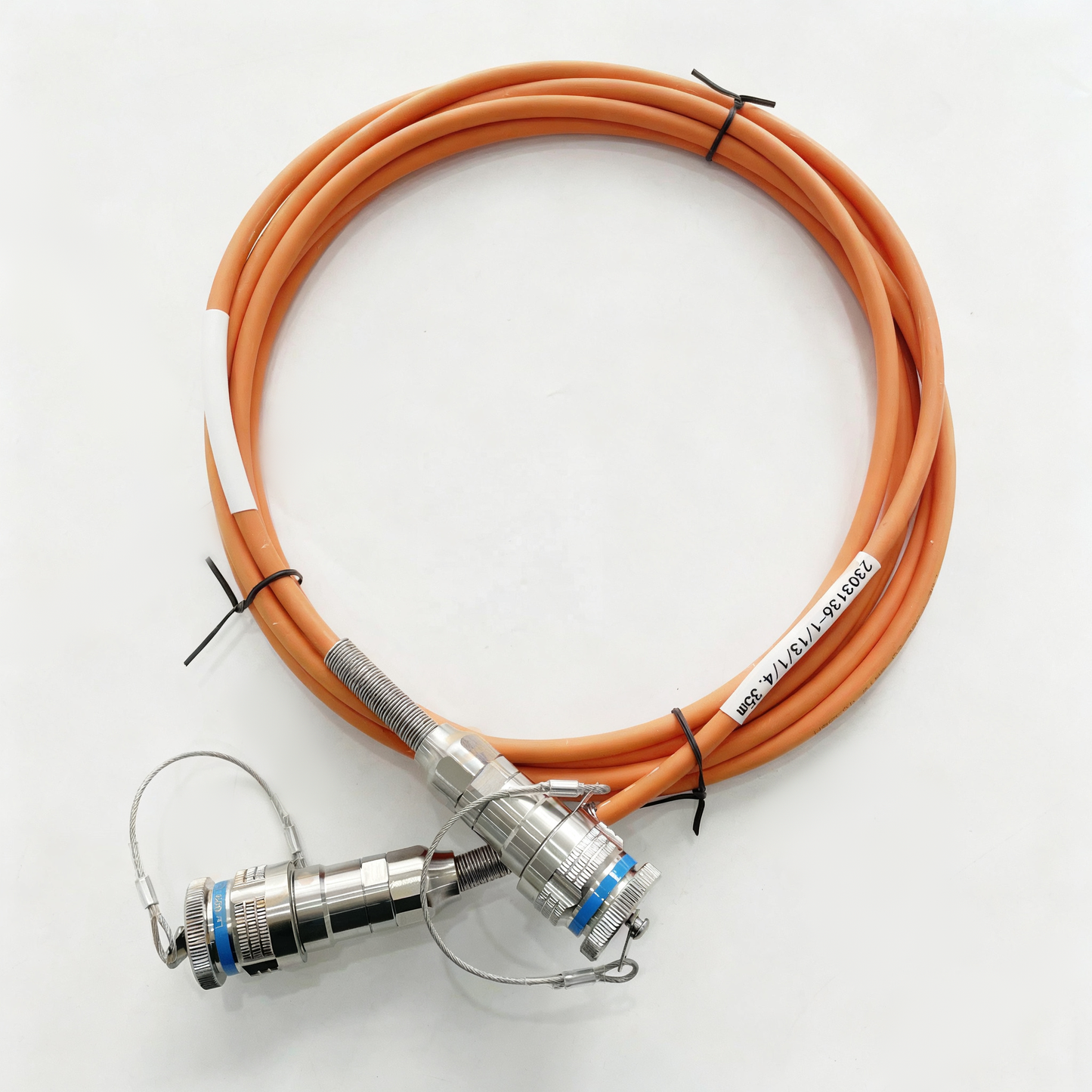 D38999 8Cores Multi Mode Fiber Cable Plug and Socket J599/26KC08B1N -J599/26KC08B1N Fiber Optic Cable Assembly
