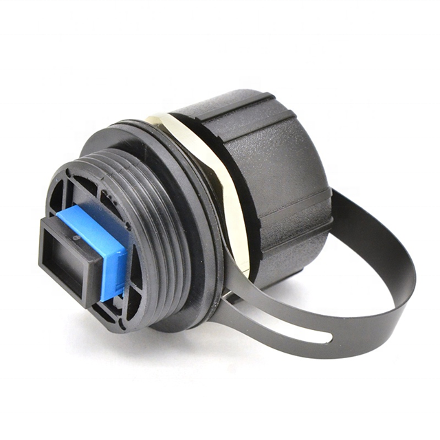 Outdoor waterproof fiber optic patch cord with waterproof IP67 ODVA LC connector