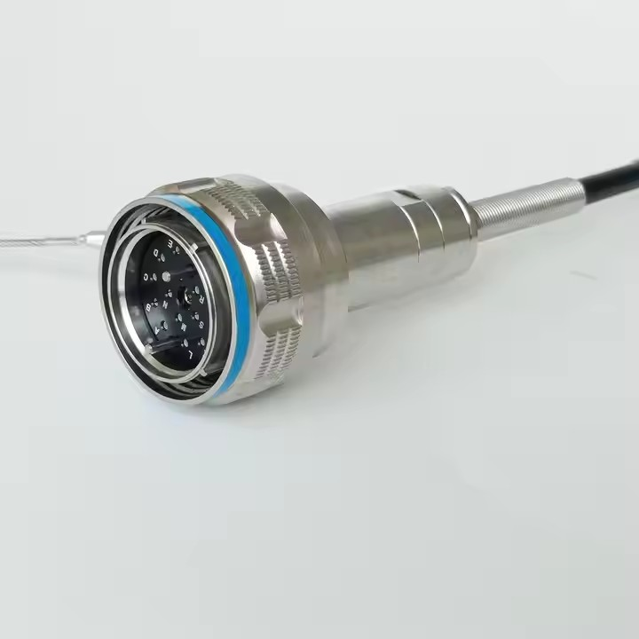 D38999A8/26KG16N ARINC801 Series 16CORES IP67 Waterproof Connectors Fiber Optic Cable Assembly