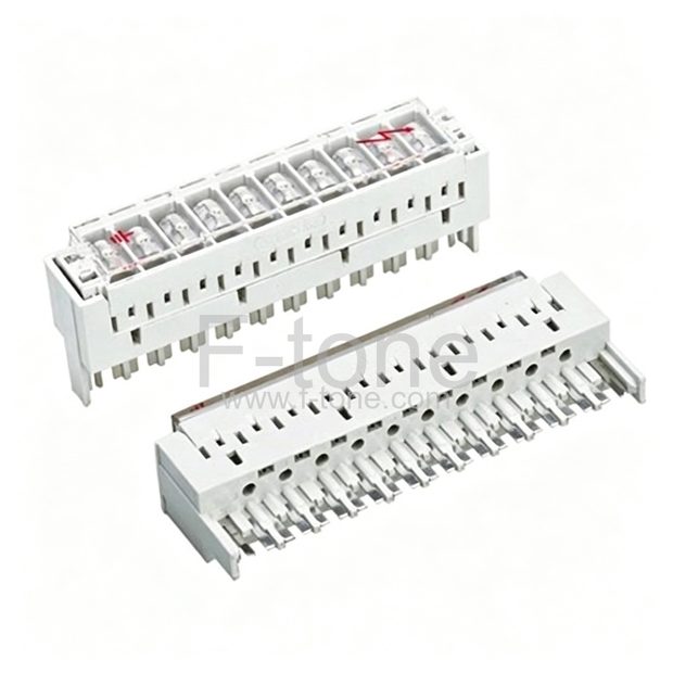 3-Pole Surge Arrester Design 10 Pairs Terminals Protection Magaz