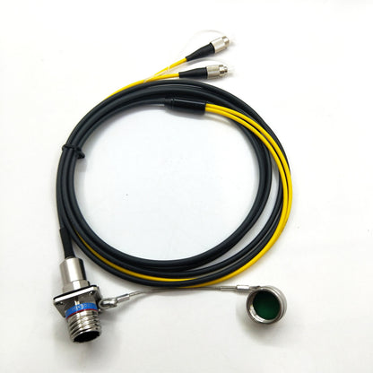 D38999 Series standard circular connectors 2Cores socket fiber optic cable Assembly