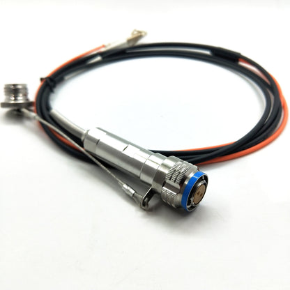 D38999 Series Standard Circular Connectors 2Cores Plug Fiber Optic Cable Assembly