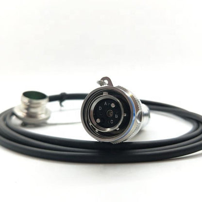 ARINC 801 MIL-DTL-38999 Series Fiber Optic 13# 4Cores Plug Connectors Cable Assembly