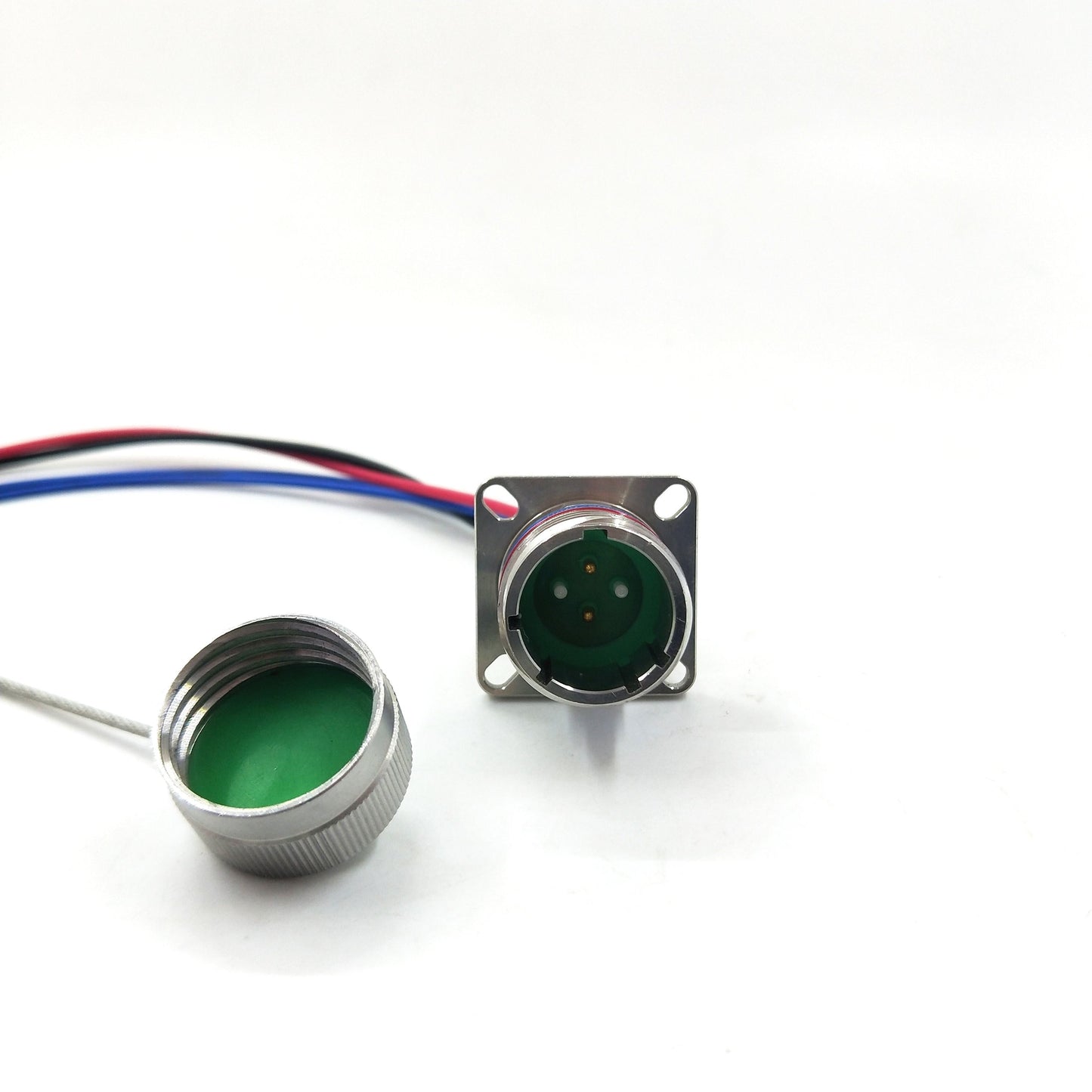 Outdoor Waterproof Hybrid Connector Fiber and Power D38999 Optical Fiber Connector