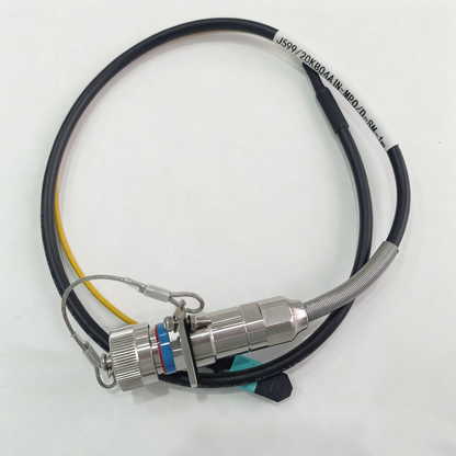 D38999 Series Standard Circular Connector 4Cores Plug and Socket J599/26KC04B1N Fiber Optic Cable Assembly