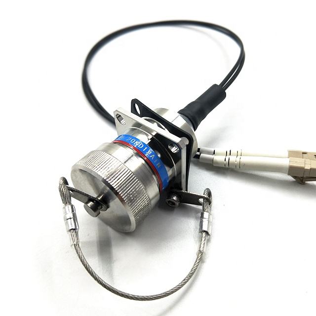 D38999 Series Standard Circular Connectors 12Cores Socket Fiber Optic Cable Assembly