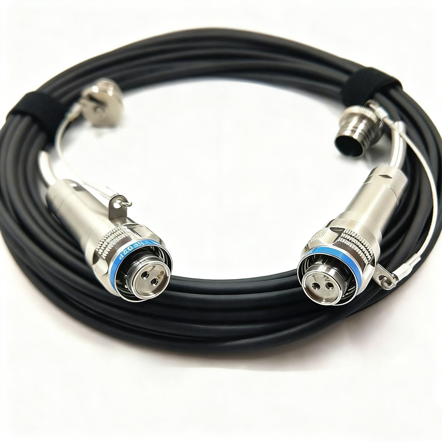 D38999 YMF 2Cores Single Mode Fiber Connector Plug and Socket Fiber Optic Cable Assembly YMF02P/YMF02S