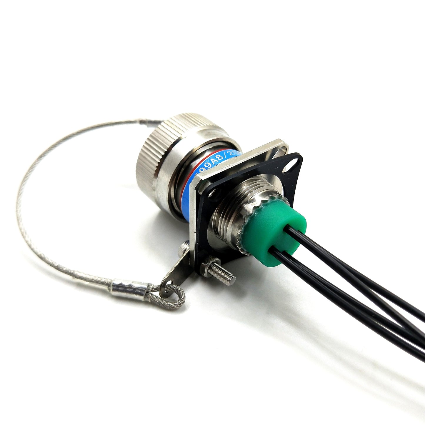 D38999A8/26KC04N ARINC801 Series 4cores IP67 Waterproof Connectors Fiber Optic Cable Assembly