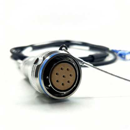D38999 Series standard circular connectors 15# 8Cores Plug fiber optic cable Assembly