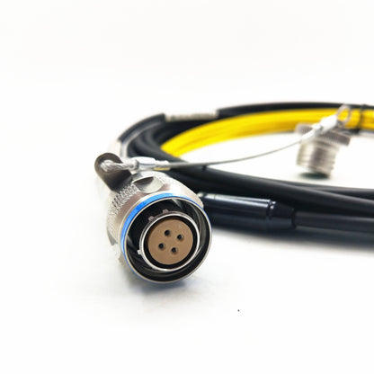 D38999 Series Standard Circular Connectors 4Cores Plug Fiber Optic Cable Assembly