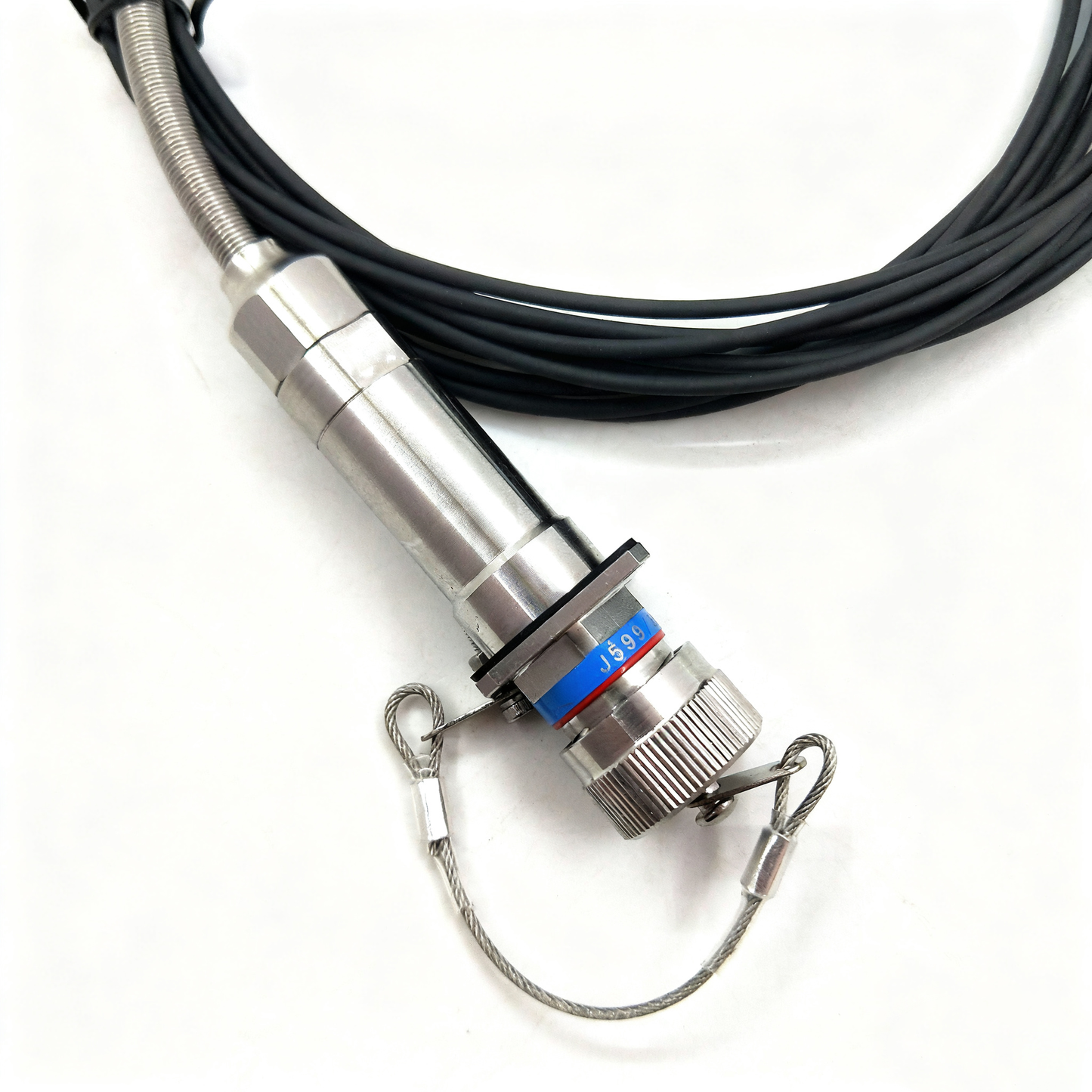 D38999 Series Standard Circular Connectors 6Cores Socket Fiber Optic Cable Assembly