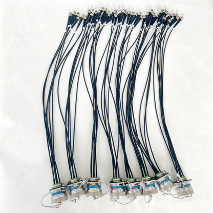 D38999 6Cores Single Mode Fiber Cable Plug and Socket J599/20KE06A1N -6FC Fiber Optic Cable Assembly