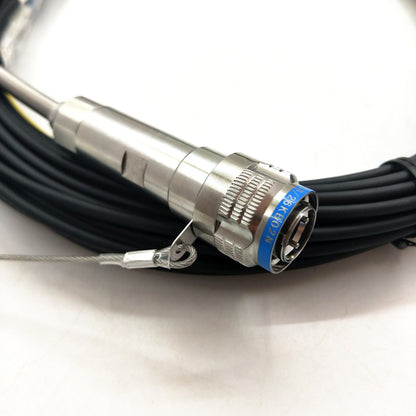 ARINC801 D38999 Series Fiber Optic 11# 2Cores Plug Connectors Cable Assembly