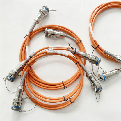 D38999 8Cores Multi Mode Fiber Cable Plug and Socket J599/26KC08B1N -J599/26KC08B1N Fiber Optic Cable Assembly