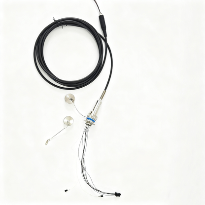 D38999 12Cores Single Mode Fiber and Electrical Connector Plug and Socket J599/26KD2G8DB1N -2BF4MC Fiber Cable Assembly