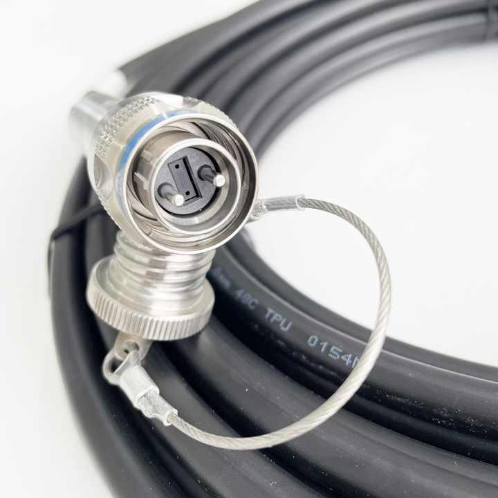 D38999 MT Series GYM15 Fiber Optic 11# 1MT 48cores Plug and SOCKET Connectors Cable Assembly
