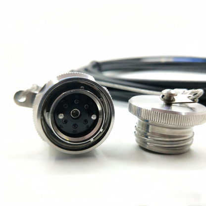 ARINC 801 D38999 Series Fiber Optic 15 6Cores Receptacle Connectors Cable Assembly
