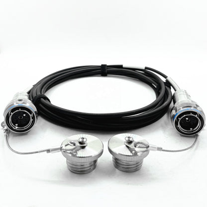 D38999A8/26KD06N ARINC801 Series 6pins IP67 Waterproof Connectors Fiber Optic Cable Assembly
